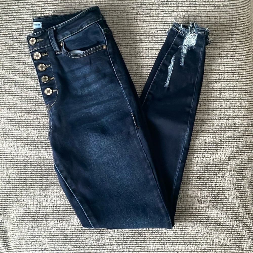 {KanCan} Dark Blue Skinny Jeans